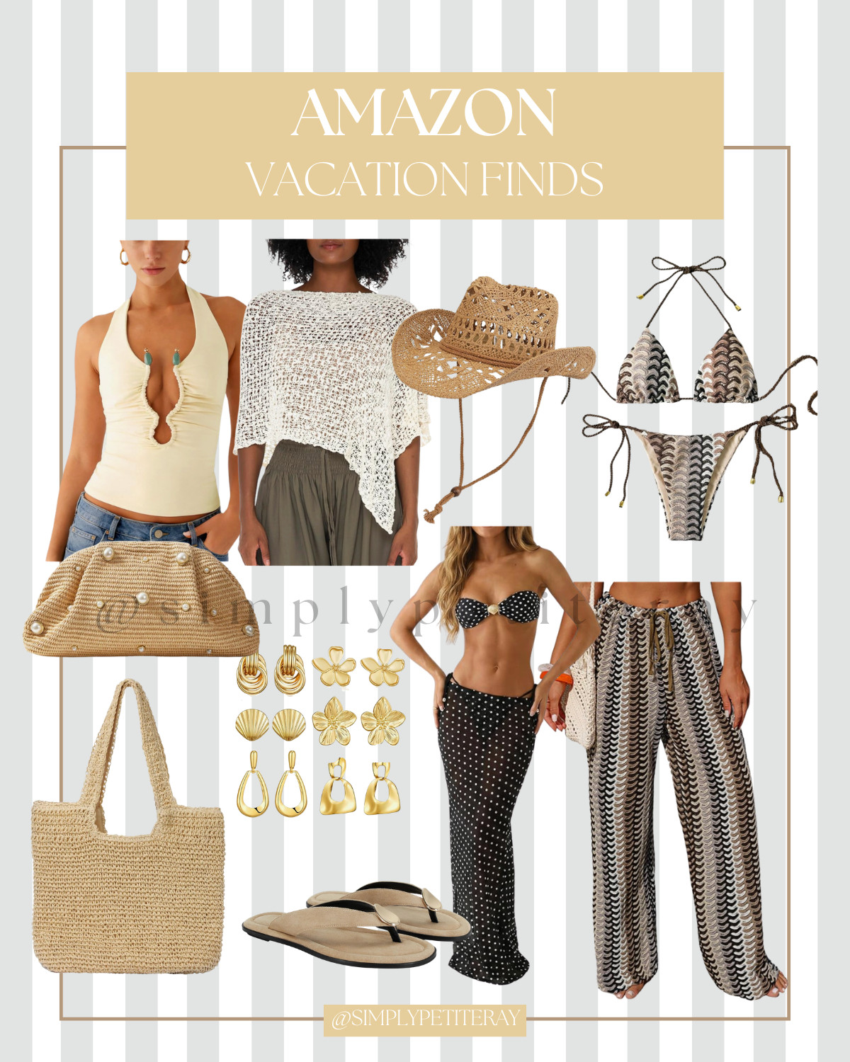 Summer style essentials found on Amazon! Check out these trendy picks for your next vacation.

Amazon Vacation Finds, Vacation Style Essentials, Summer Fashion Finds, Resort Wear, Travel Outfits, Beach Vacation Looks, Vacation Accessories, Tropical Getaway Style, Women's Fashion Trends, Summer Wardrobe Must Haves, Travel Essentials, Coastal Chic Fashion, Amazon Fashion Finds, Vacation Outfit Inspiration

#AmazonVacationFinds #VacationStyle #TravelFashion #ResortWear #SummerFashion #BeachVacation #AmazonFashion #VacationOutfits
 

 #LTKootd #LTKSeasonal #LTKSwim