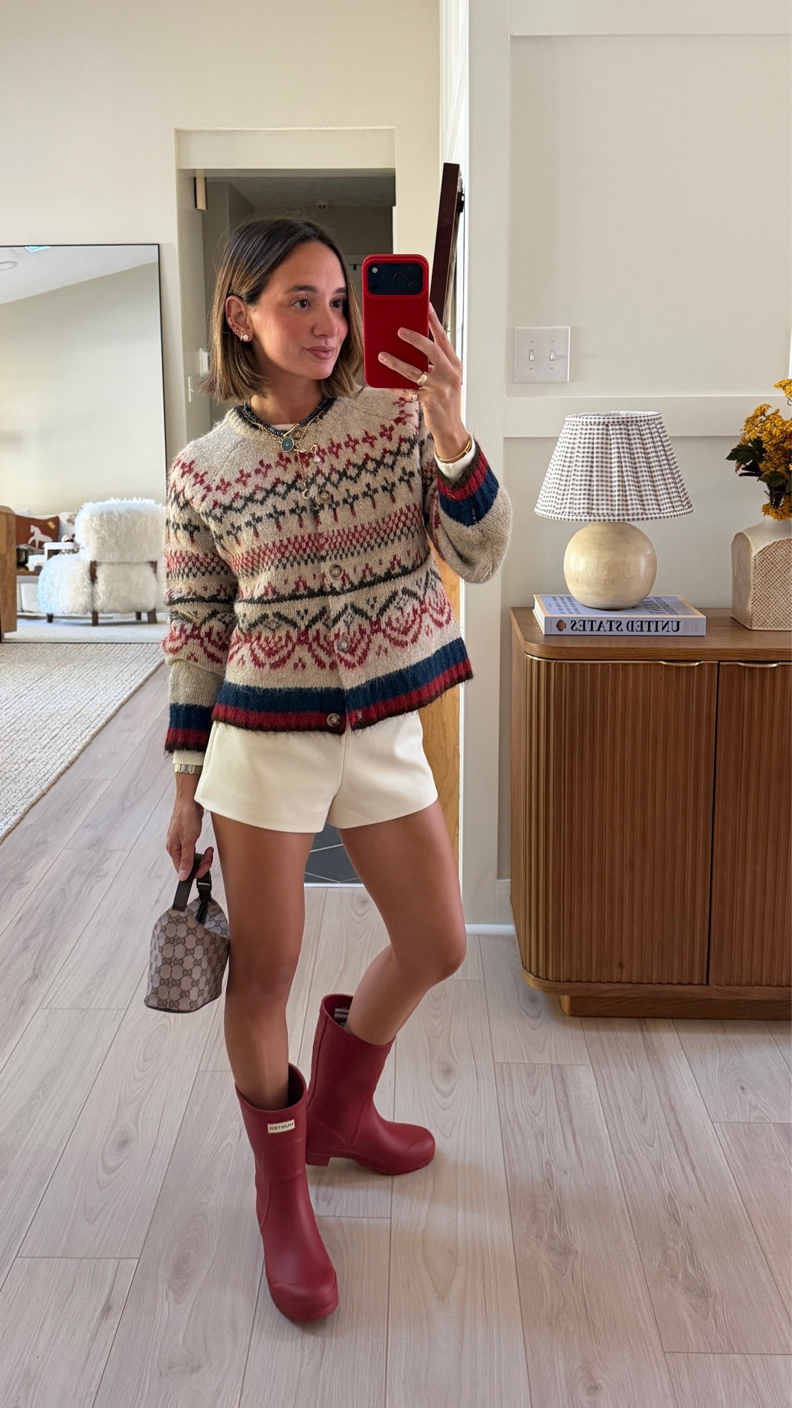 XS sweater 0 shorts! Bag is vintage

#LTKdayinmylife #LTKgrwm #LTKootd