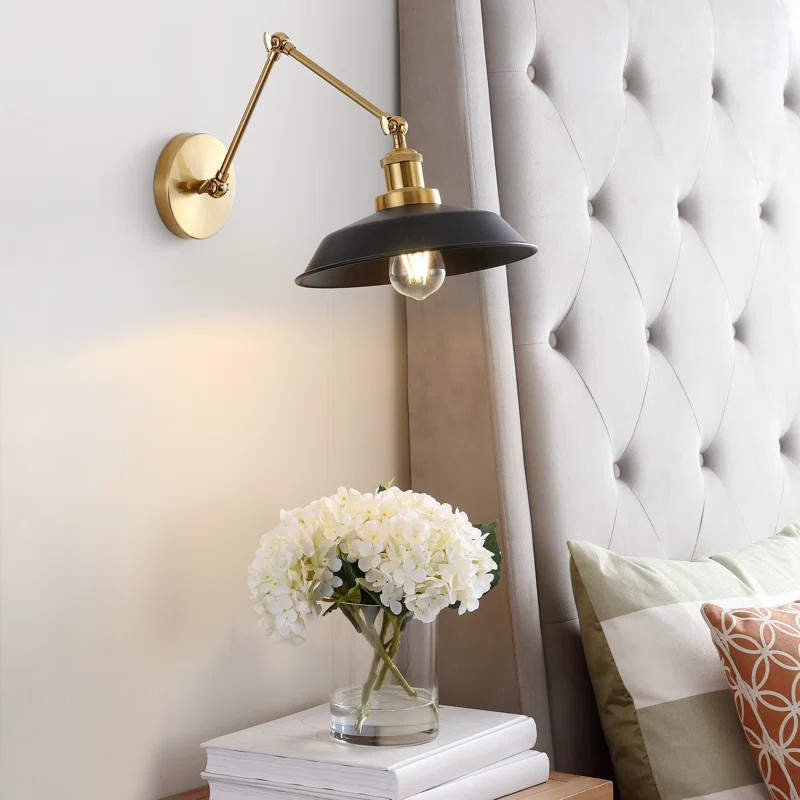 Alicia Iron Swing Arm Sconce | Wayfair North America