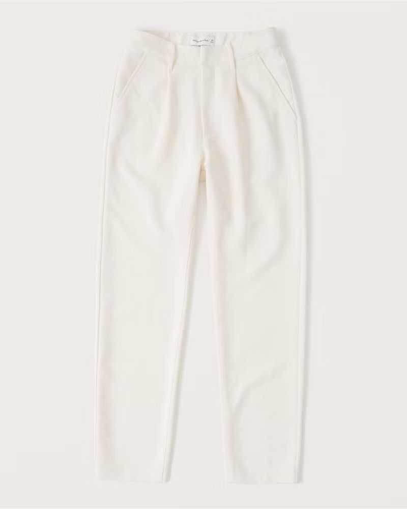 Tailored Menswear Dad Pants | Abercrombie & Fitch (US)
