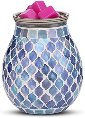 mocosa Handcrafted Mosaic Glass Electric Wax Melt Warmer Wax Burner Melter Fragrance Warmer for H... | Amazon (US)