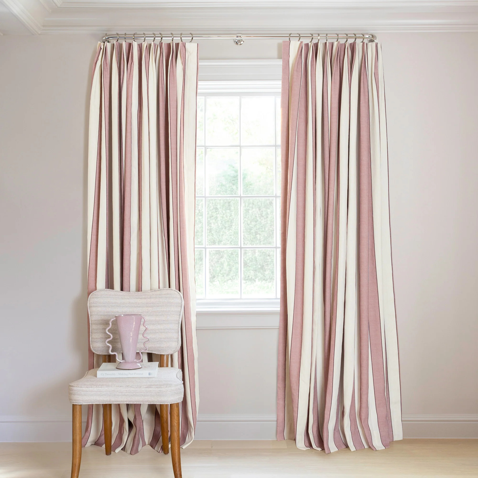 Florence Rosewood
                Custom Curtain | Pepper Home