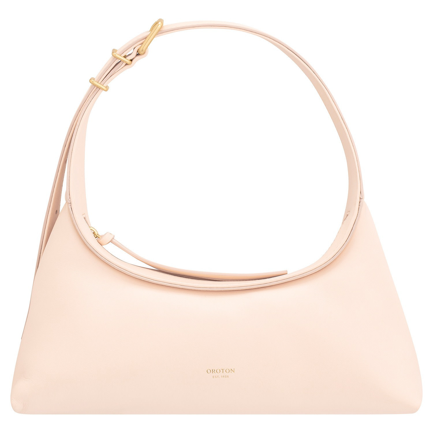 Cinder Mini Baguette - Washed Peach | Oroton | Oroton