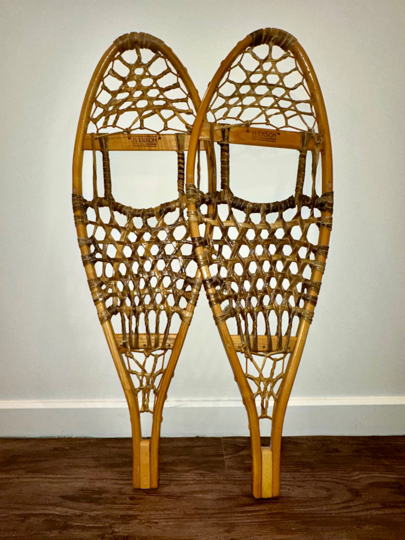 Mounted Pair of Iverson Snowshoes modified Bear Paw Size - Etsy | Etsy (US)