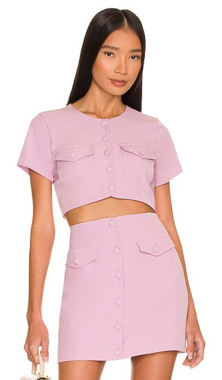 Gala Top in Lavender | Revolve Clothing (Global)