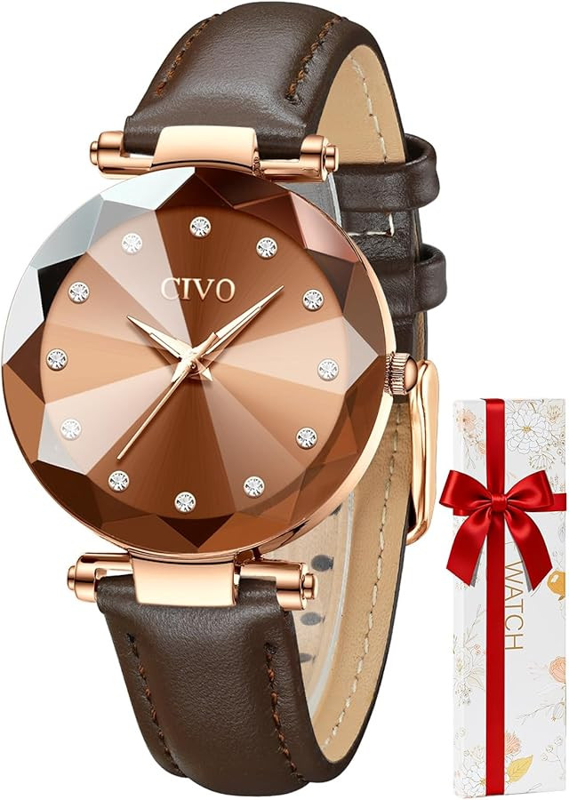 CIVO Womens Watch, Waterproof Ladies Watch, Analog Quartz Wrist Watches for Women Stainless Steel... | Amazon (CA)