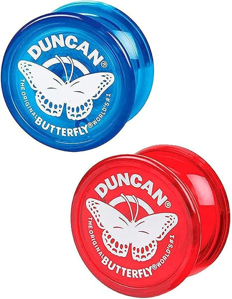 Duncan Butterfly Yo-Yo - Two pack - Red and Blue | Amazon (US)