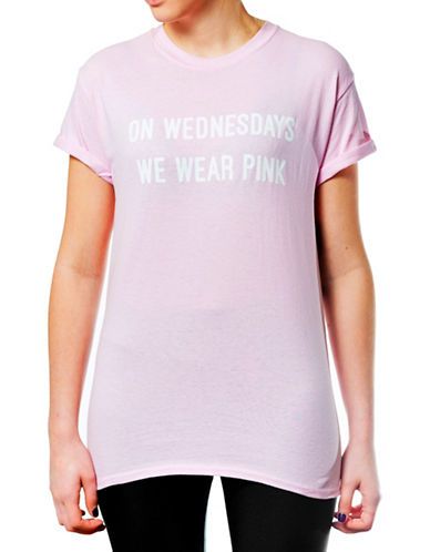 ADOLESCENT CLOTHING Pink Wednesday T-Shirt | The Bay (CA)