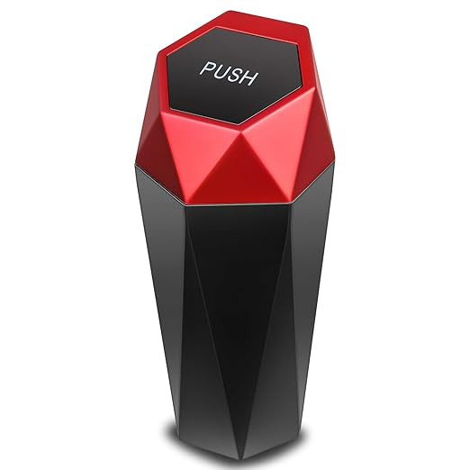 DNA MOTORING Mini Car Auto Trash Can with Removable Lid, Leakproof Mini Garbage Bin for Automotiv... | Amazon (US)