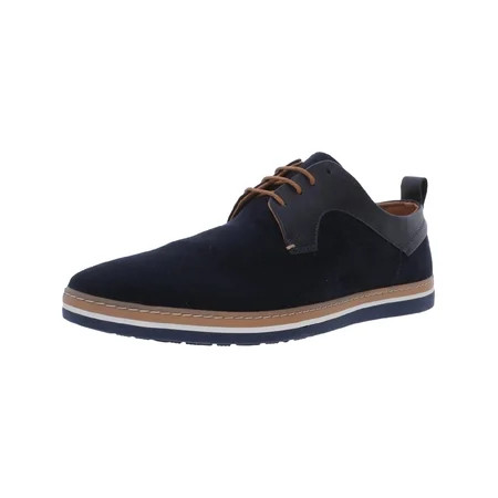 Steve Madden Mens Blanchard Faux Suede Lace Up Oxfords Navy 7 Medium (D) | Walmart (US)