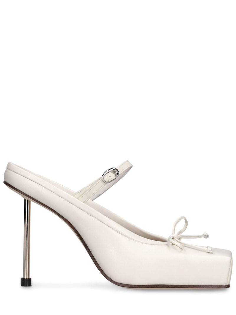 95mm leather high heel mules - Jacquemus - Women | Luisaviaroma | Luisaviaroma