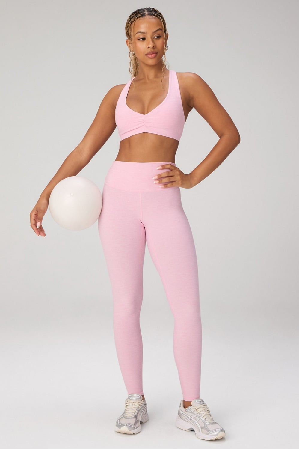 HeatherFlex Ruched Bra | Fabletics