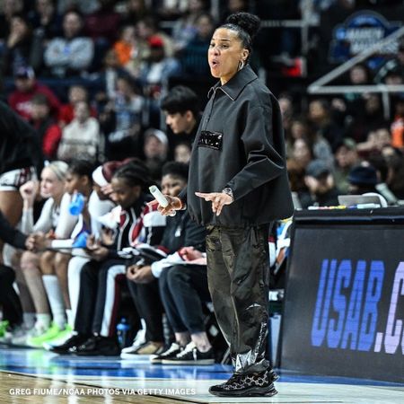 Dawn Staley in Gucci 