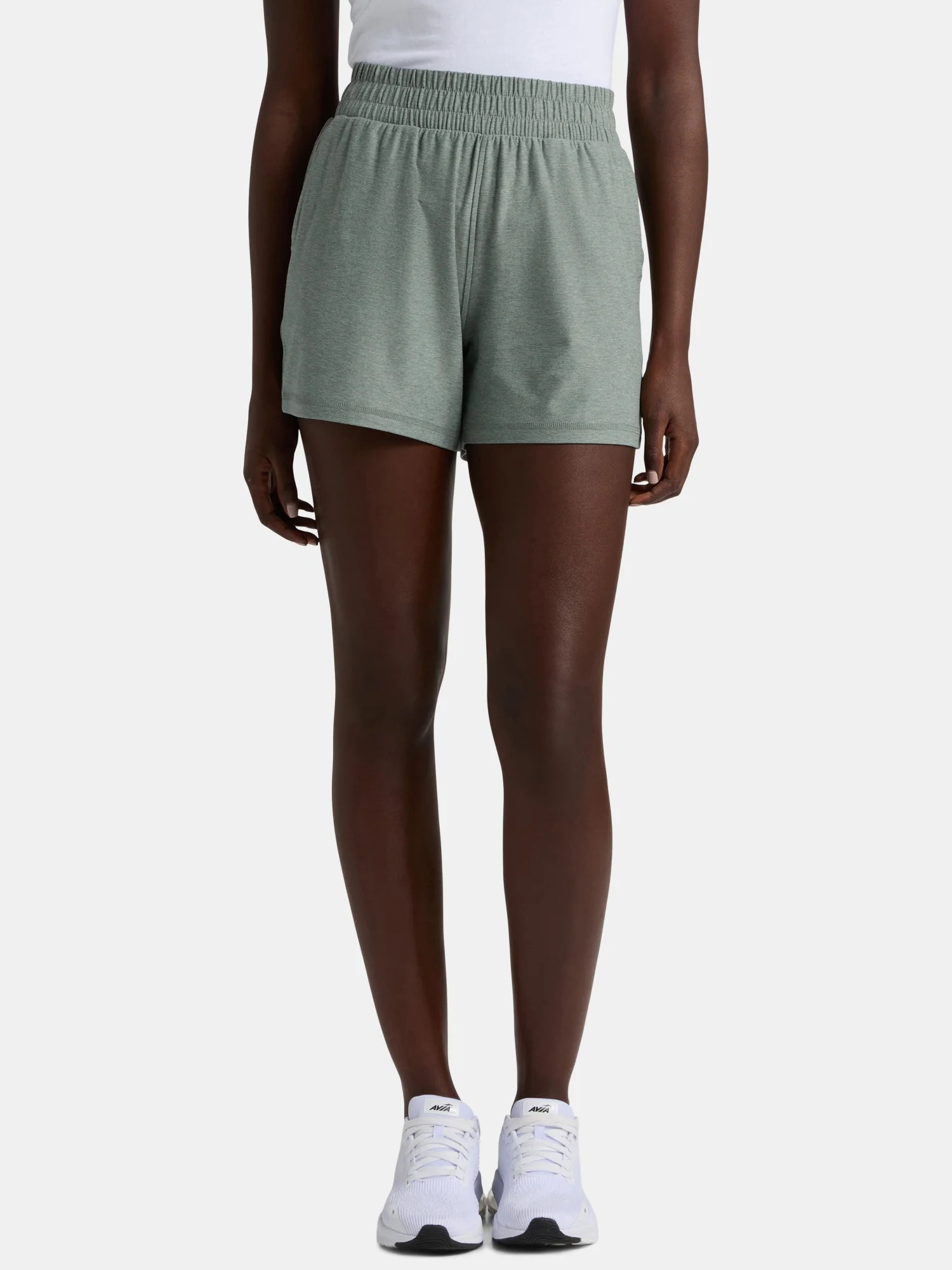 Athletic Works Women's and Women’s Plus ButterCore Soft Performance Gym Shorts, Available in 1 ... | Walmart (US)