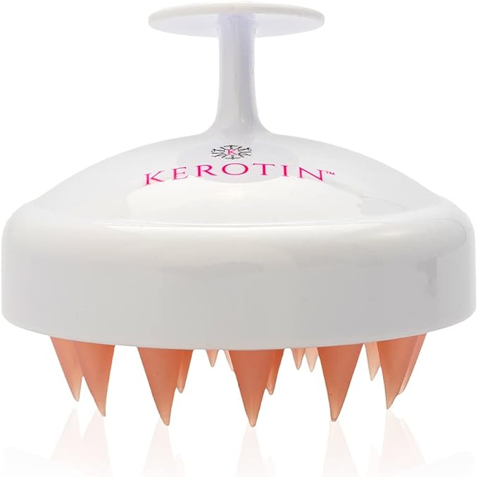 Kerotin Scalp Massager for Hair Growth, Handheld Scrubber, Exfoliator Shampoo Brush for Dandruff,... | Amazon (US)