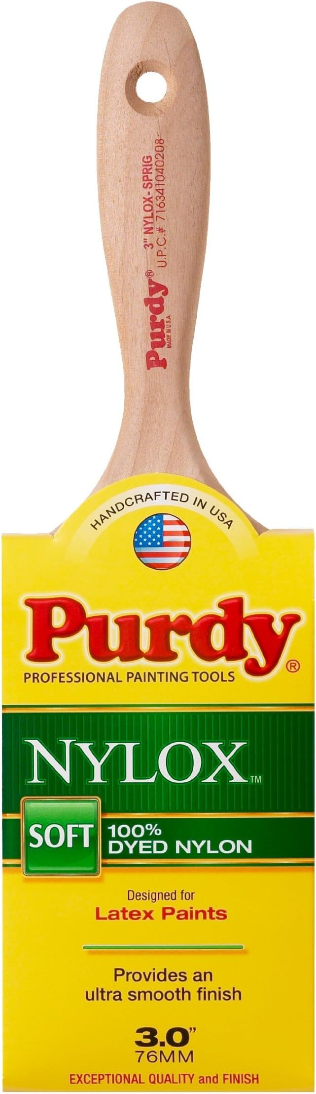 Purdy 144380230 Nylox Series Sprig Flat Trim Paint Brush, 3 inch | Amazon (US)