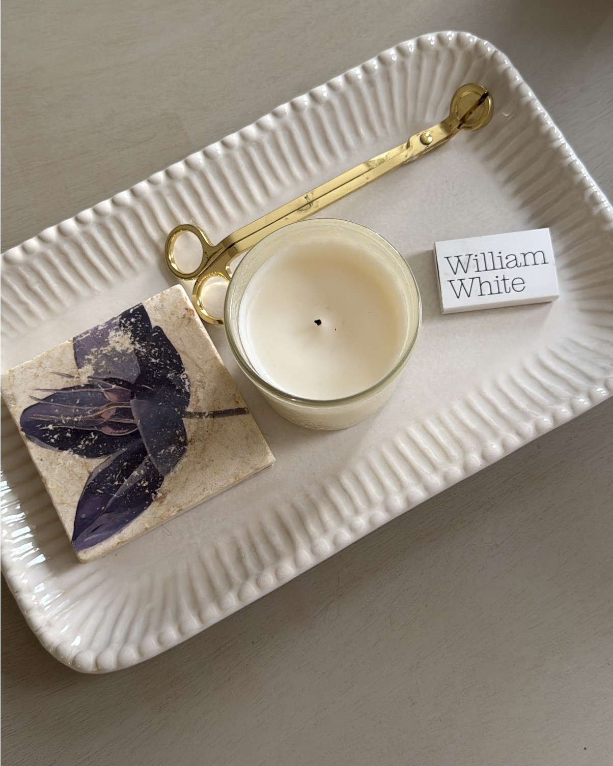 Can’t believe how cozy this little table tray & candle from Target makes my living room feel! It’s the little things for sure ☺️ 

My Candle Kit from Sweet Water Decor is on sale for $13!!! Gold is sold out but the black is so chic & would hide any gunk from the candle so much better than the gold does.

Coasters are from a small business - Derek got them for me for Hanukkah a few years ago! I’ll link similar options! 


Home Decor | Target Finds | Target Home | Candle Care | Candles | Winter Home Decor | Apartment Decor | Home Finds | Home Decor Under $50 | Coasters | Tableware | Coffee Table | Living Room 


#Target #SweetWaterDecor #TargetHome

#LTKFindsUnder50 #LTKSaleAlert #LTKHome
