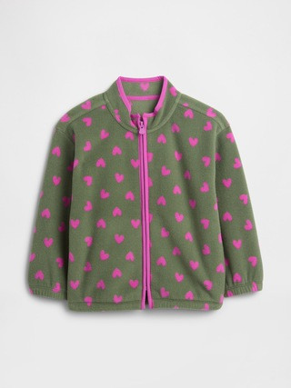 babyGap Print Fleece Zip Sweatshirt | Gap Factory