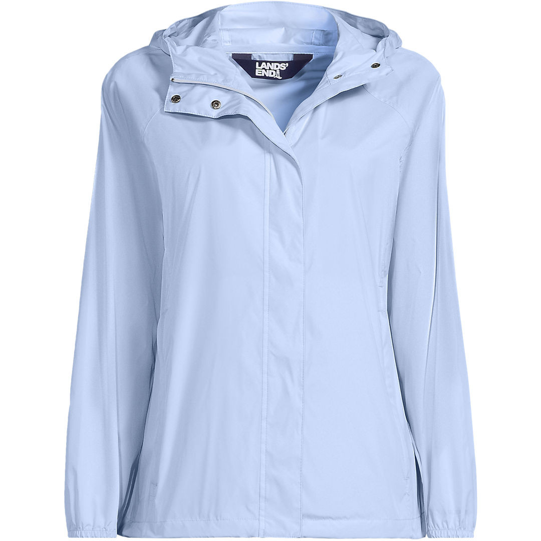Women's Packable Water Resistant UPF 50 Windbreaker Jacket | Lands' End (US)