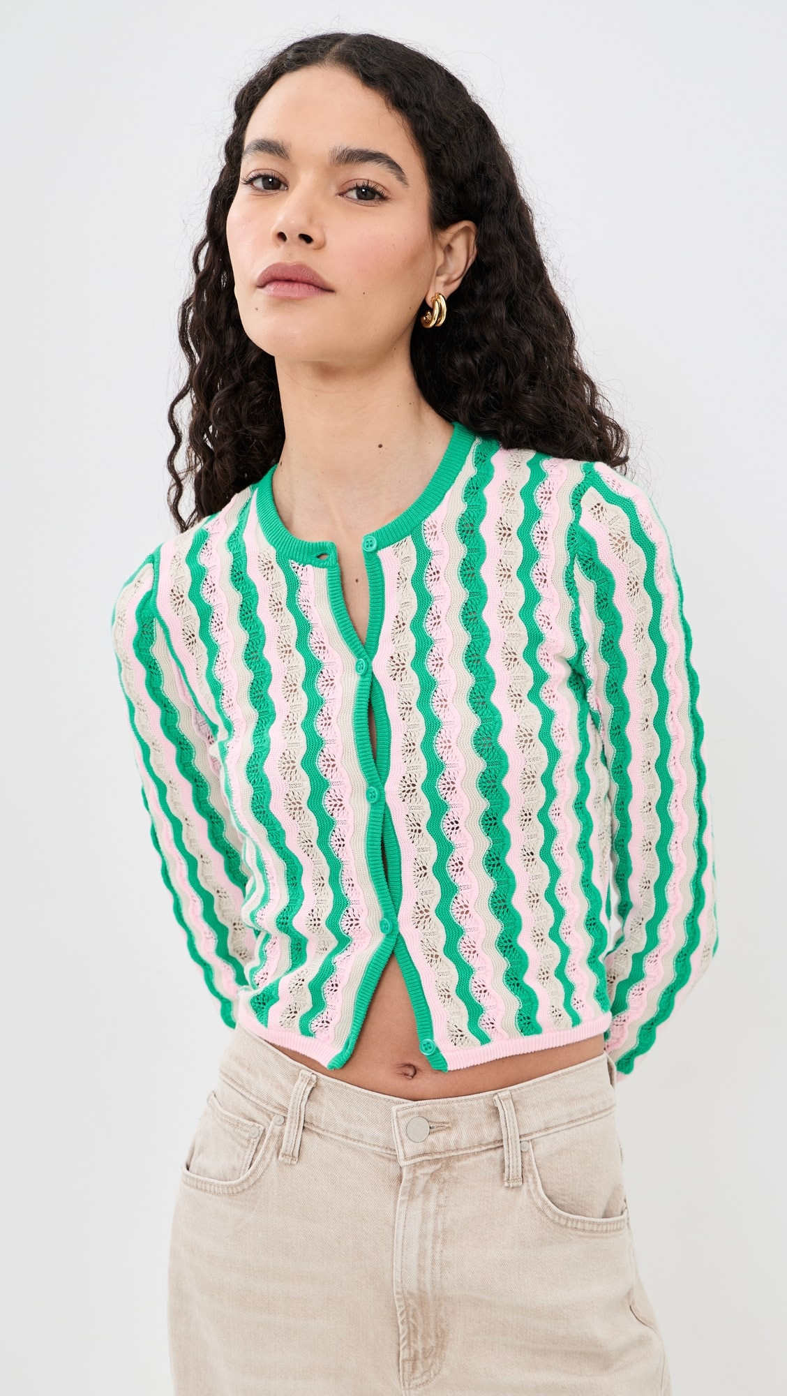 The Crew Neck Cardigan | Shopbop