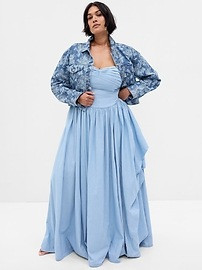 Gap × LoveShackFancy Floral Icon Denim Jacket with Washwell | Gap (US)