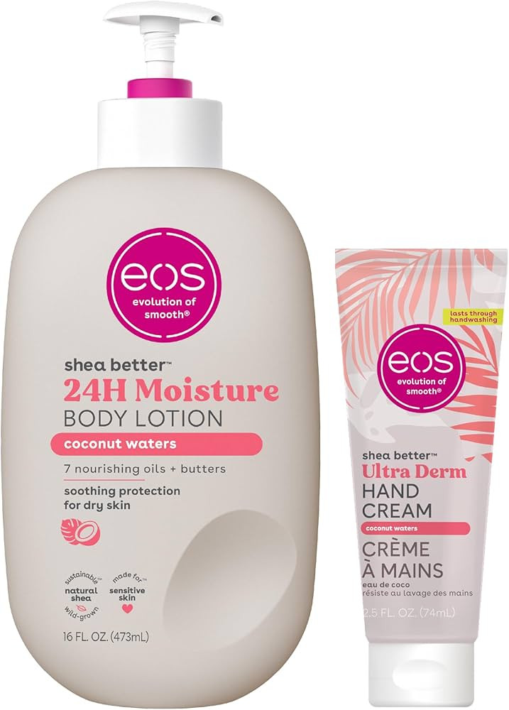 Bundle of eos Shea Better Hand Cream & Body Lotion - Coconut, Natural Shea Butter Hand Lotion and... | Amazon (US)