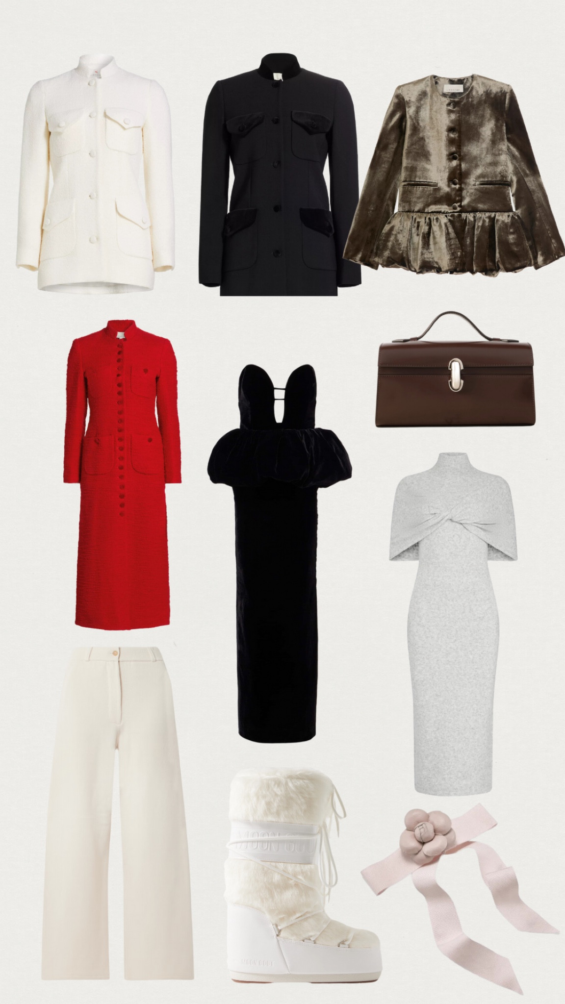 Holiday outfits, winter wardrobe, cashmere pants, tweed jacket, Savette clutch, evening dress, holiday dress, moon boots

#LTKHoliday #LTKGiftGuide #LTKSaleAlert