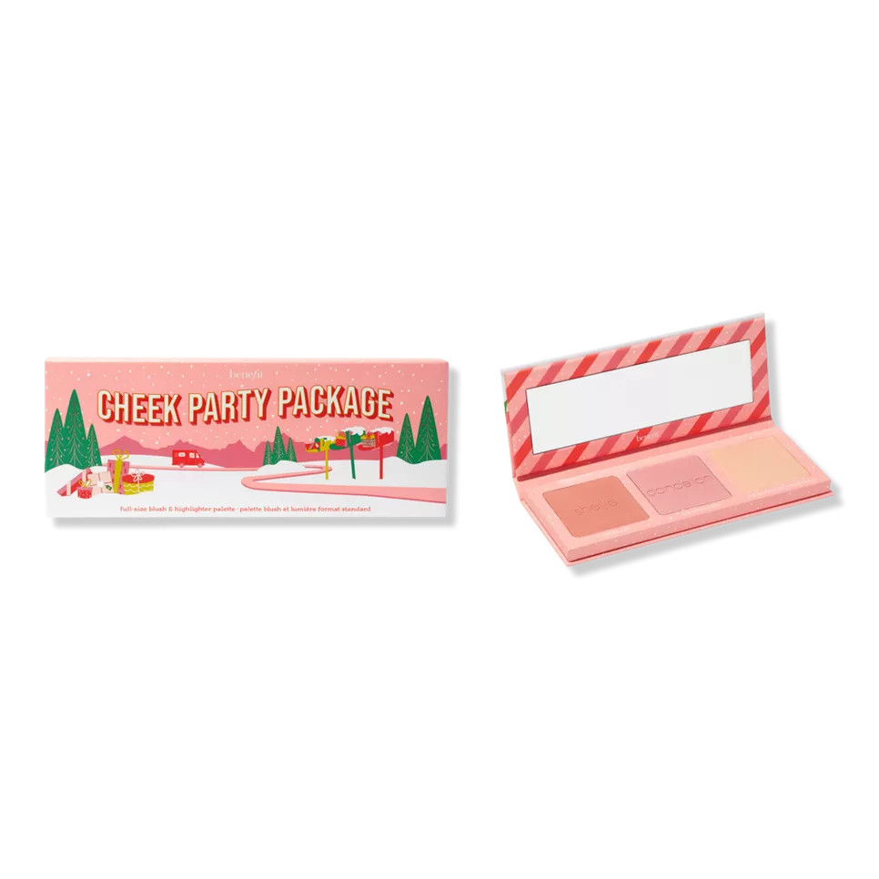Cheek Party Package Full Size Blush & Highlighter Palette - Benefit Cosmetics | Ulta Beauty | Ulta