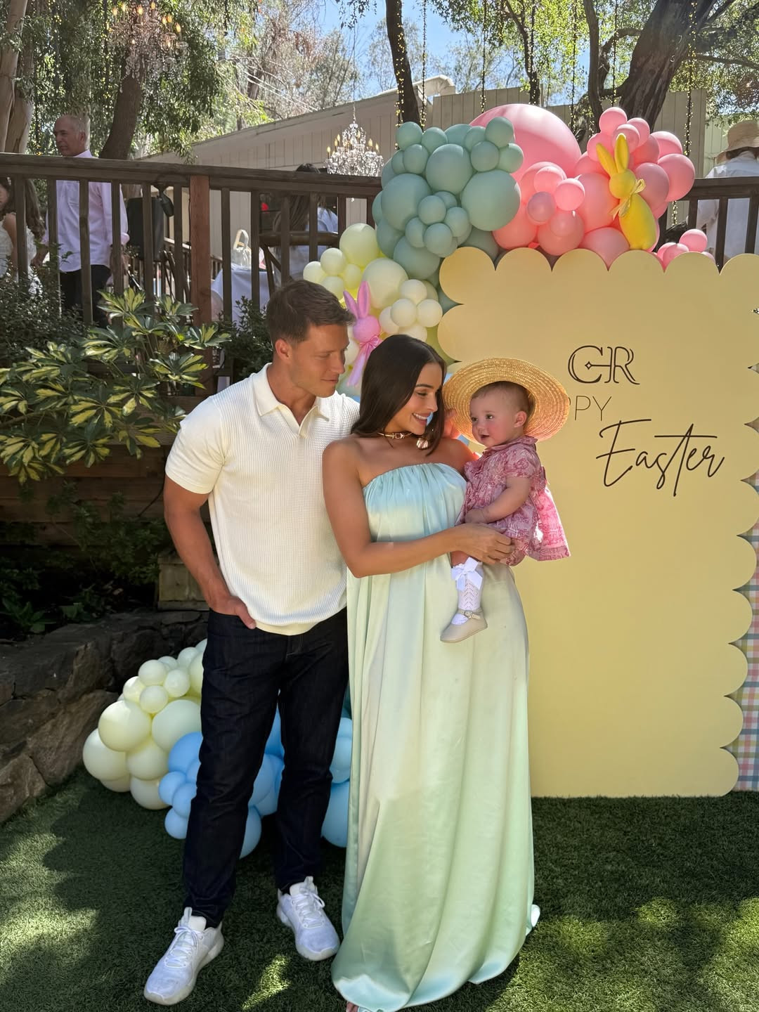 Colette’s first Easter! Love you all. Happy Easter 🌷✝️🐰 Linking my dress in a different color! 

 #LTKootd #LTKmomlife #LTKBaby