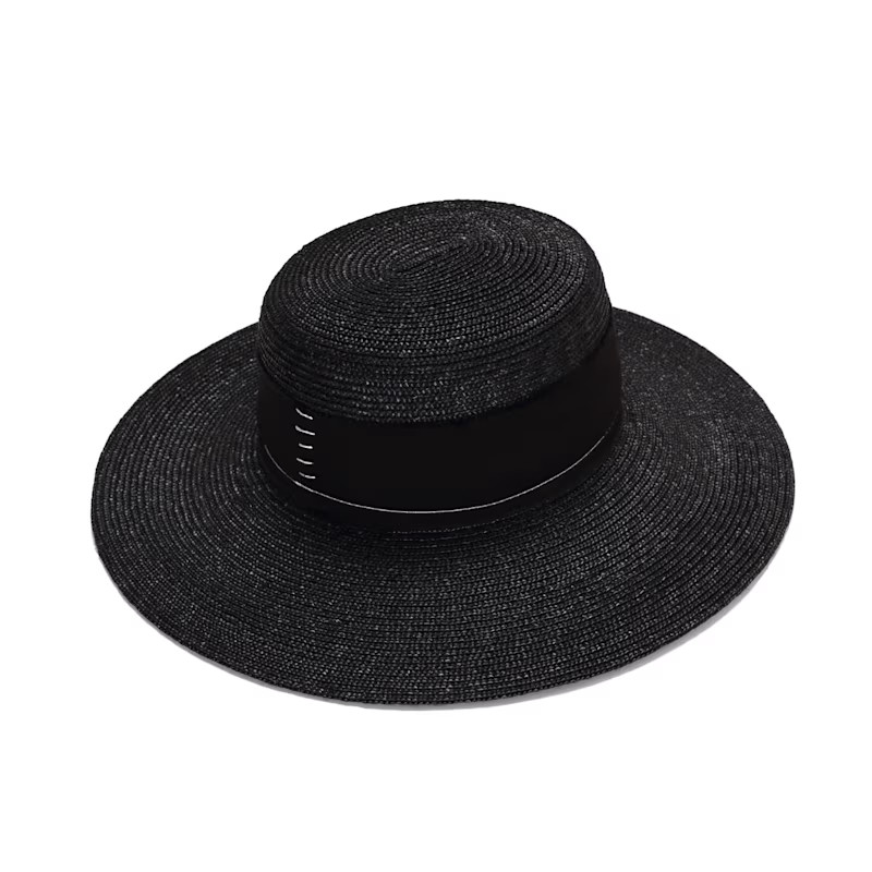 Black Straw Hat | Wolf & Badger (US)