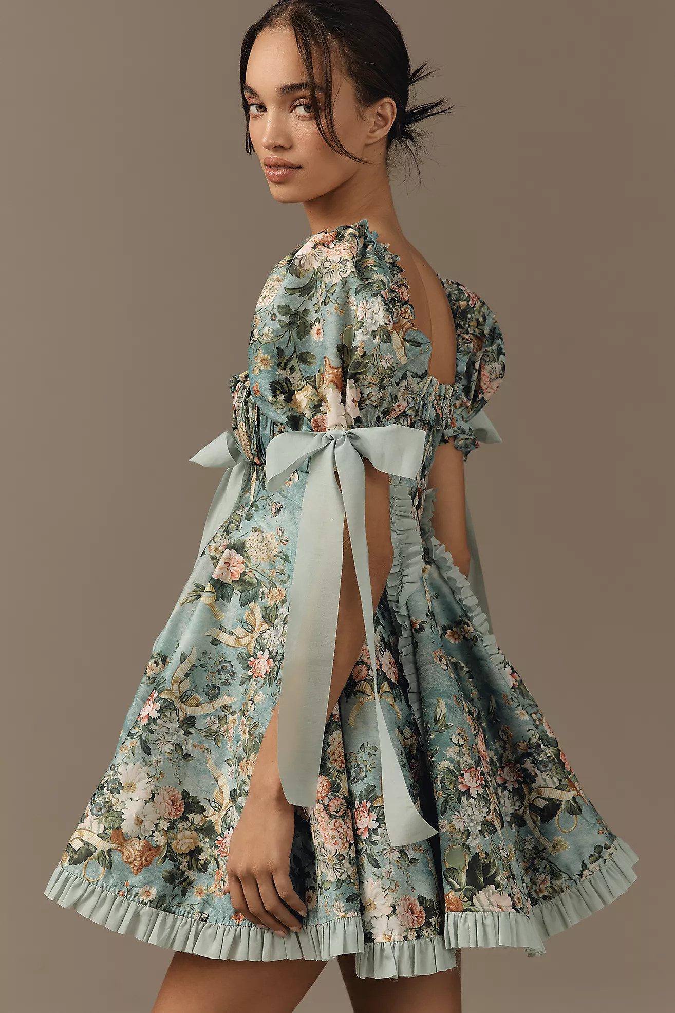 Selkie The Tulum Bow Mini Dress | Anthropologie (US)