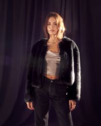 Women's Cropped Faux Fur Jacket | Women's Coats & Jackets | Abercrombie.com | Abercrombie & Fitch (US)