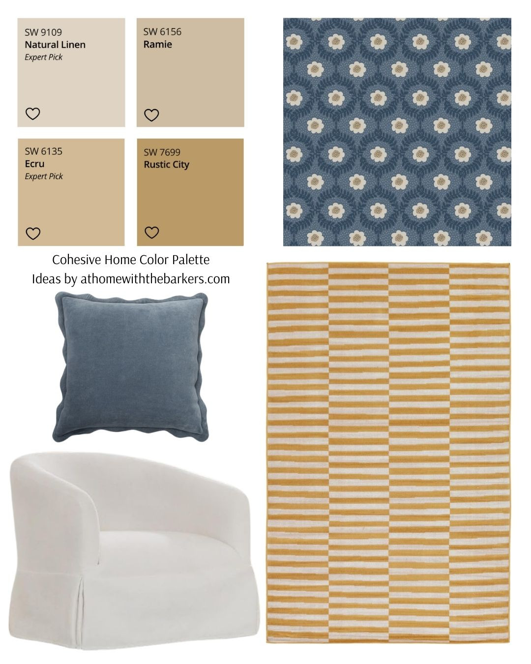 Yellow and blue room design.  

 #LTKHome