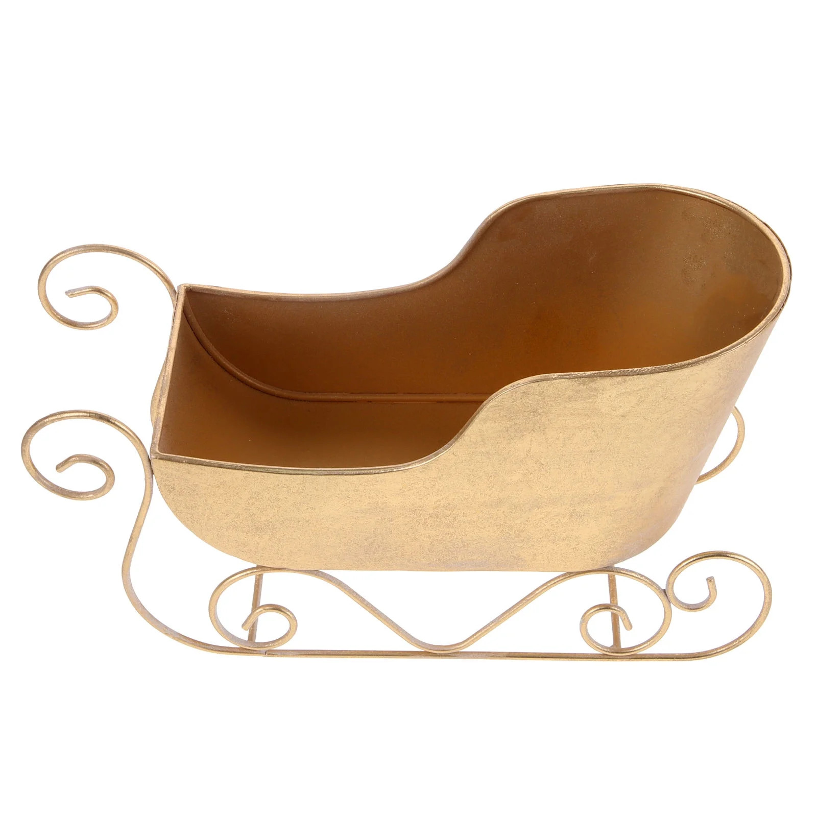 WRITWAA Decorative Golden Sleigh Table Centerpiece for Holiday Party and Home Decor, 1 Set | Walmart (US)
