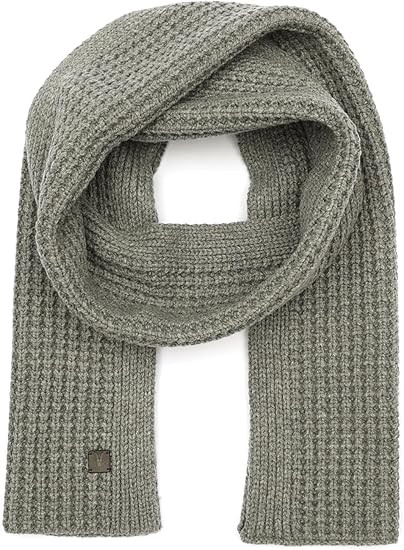 Waffle Stitch Knit Scarf | Amazon (US)