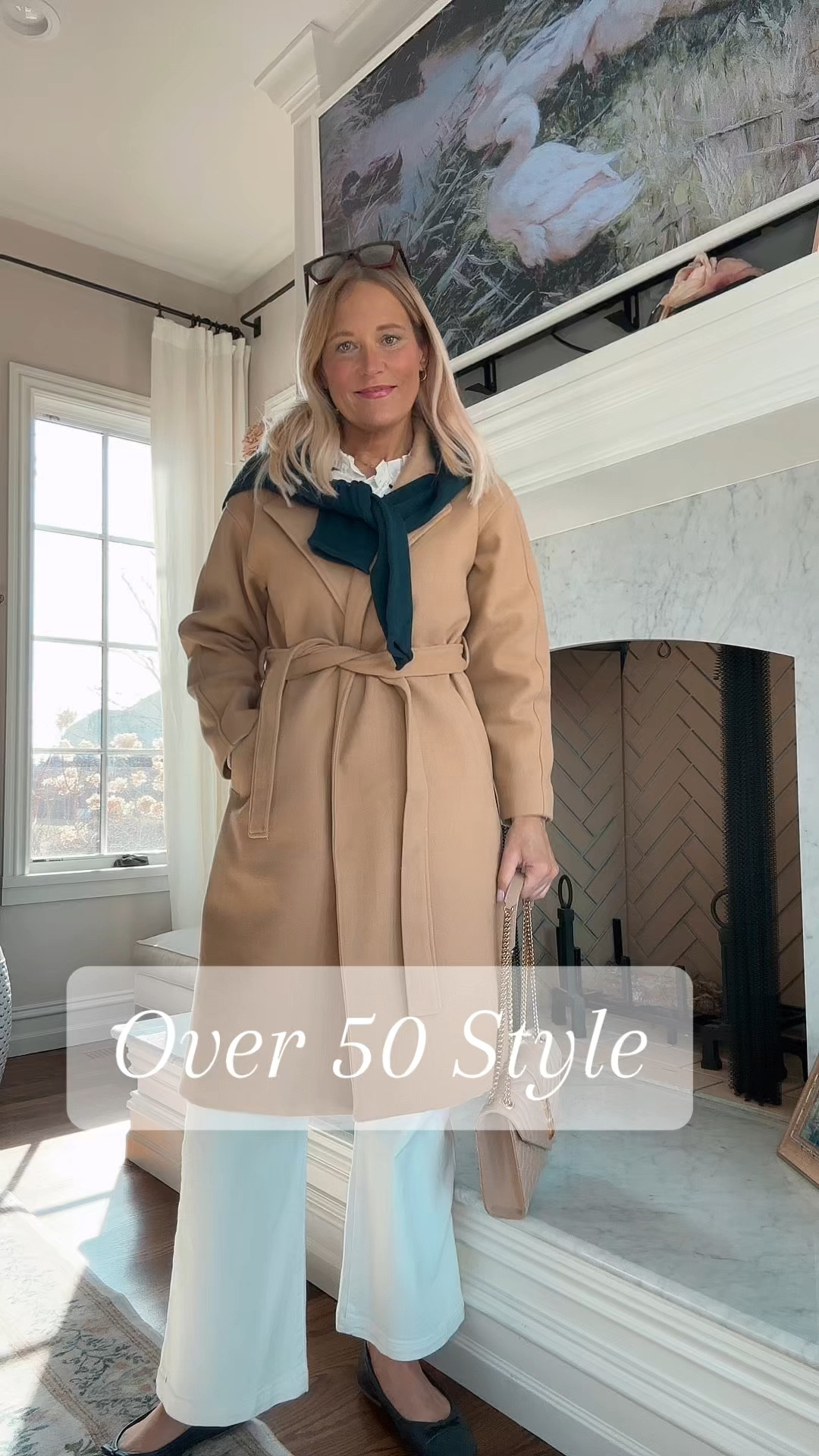 Church ootd. I am loving wearing blue and brown together lately  

#LTKstyletip #LTKmidsize #LTKover40