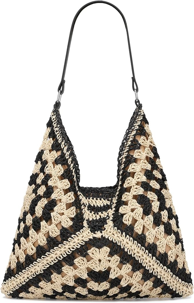 YIKOEE Straw Hobo Bag for Women Woven Beach Tote Bag 2025 | Amazon (US)