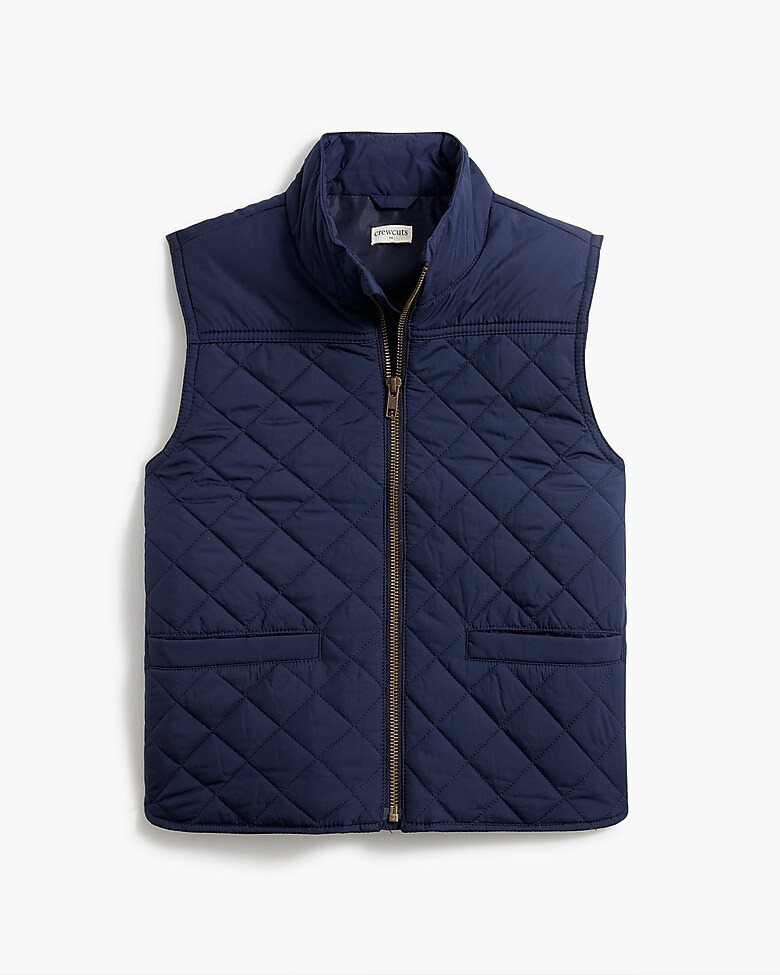 Boys' quilted Walker vest | J.Crew Factory