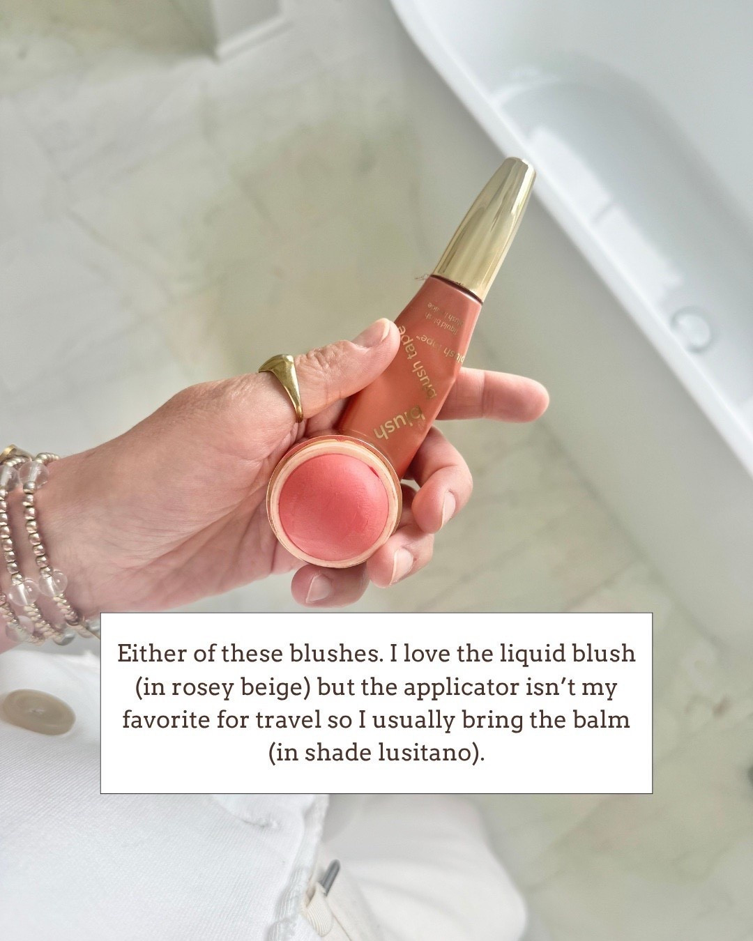 My go to beauty items. I love either of these blushes 

#LTKselfcare #LTKdayinmylife #LTKBeauty