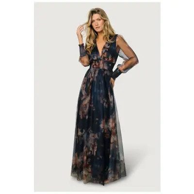 Baltic Born Layla Tulle Maxi Dress in Terracotta at Nordstrom, Size Large | Nordstrom