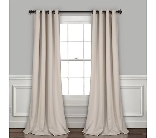 Grommet Blackout 52" x 84" Window Curtains by Lush Decor - QVC.com | QVC