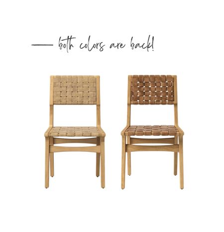 These chairs have been sold out for so long and they’re finally back! Runnn!

Pottery barn dupes, dupe, home dupes, designer look for less, affordable home finds, dining room chairs, woven dining chairs, organic modern, modern coastal, home design, home ideas 

#LTKhome