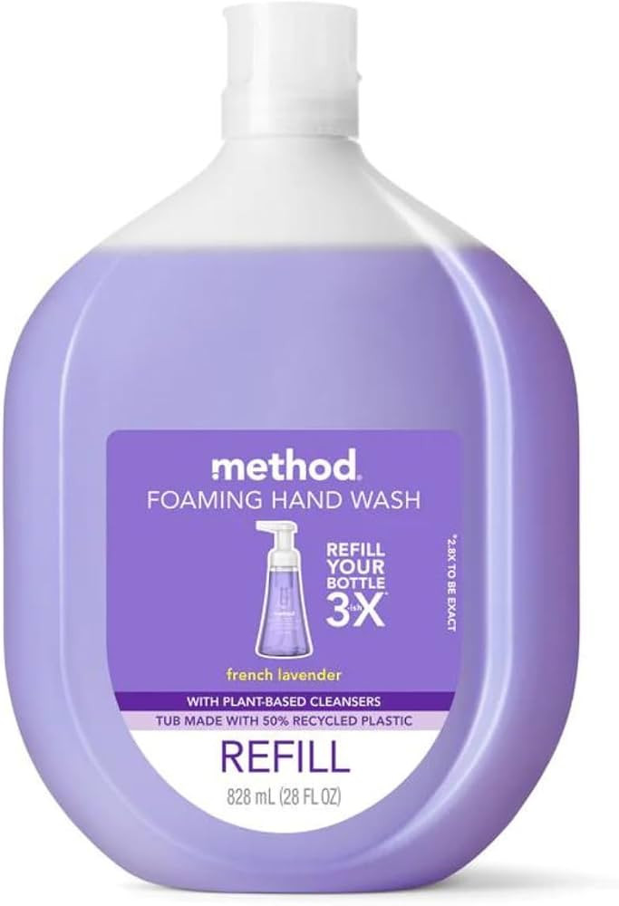 Method Foaming Hand Soap, Refill, French Lavender, 28 Ounce, 1 pack | Amazon (US)