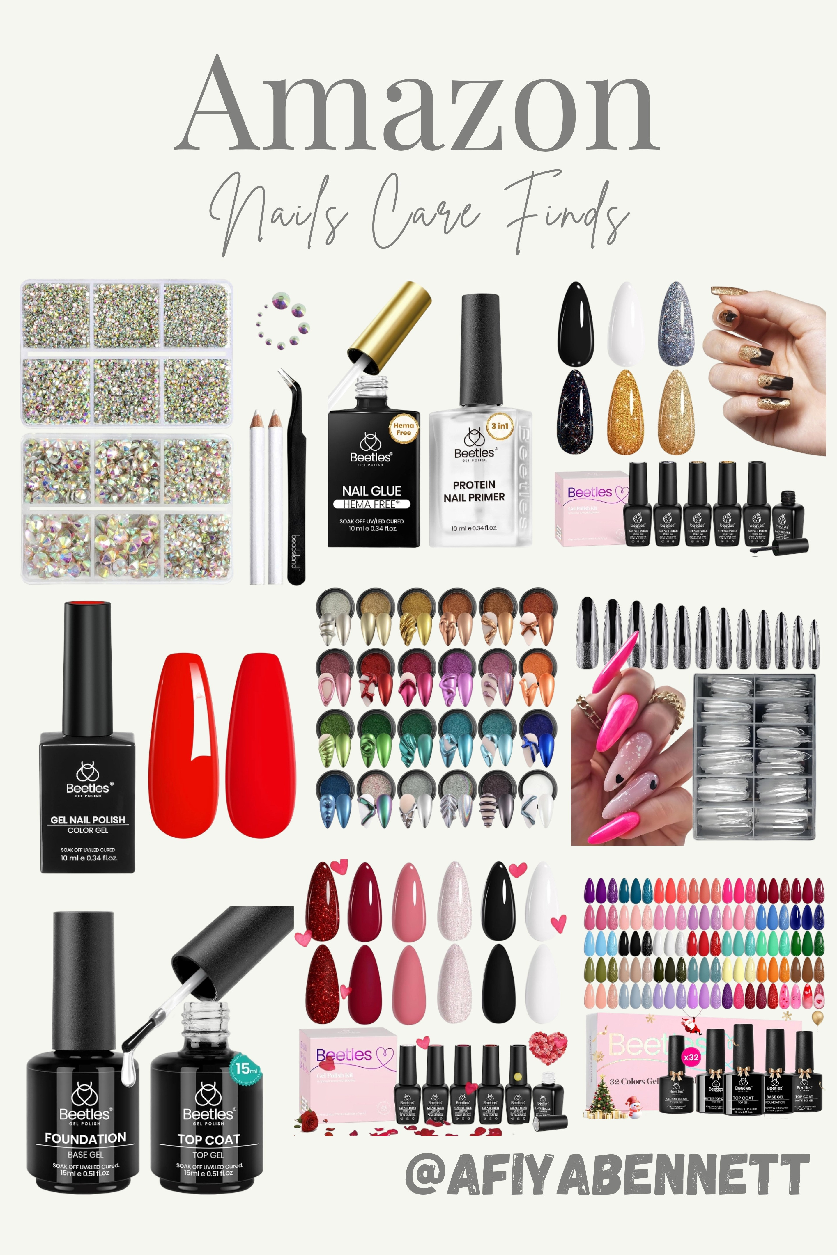 Get salon-quality nails at home with my top Amazon nail care finds. Everything you need for the perfect manicure: viral gel kits, cuticle oils, and game changing tools. Shop the best deals now! #AmazonFinds #NailCare #DIYMani 

 #LTKGiftGuide #LTKHoliday #LTKSaleAlert
