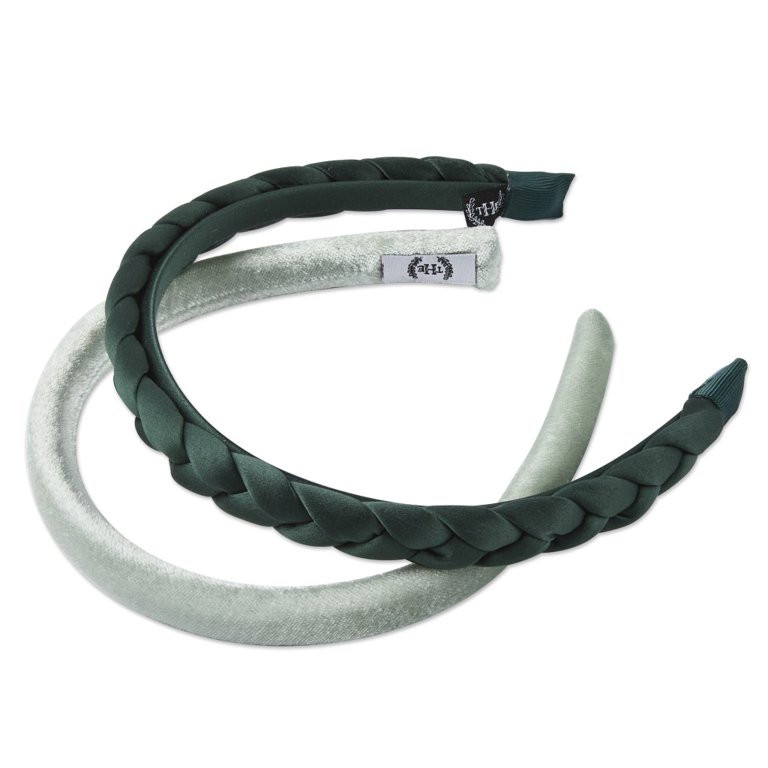 The Home Edit Padded Fabric Headbands, Green, 2 Ct | Walmart (US)