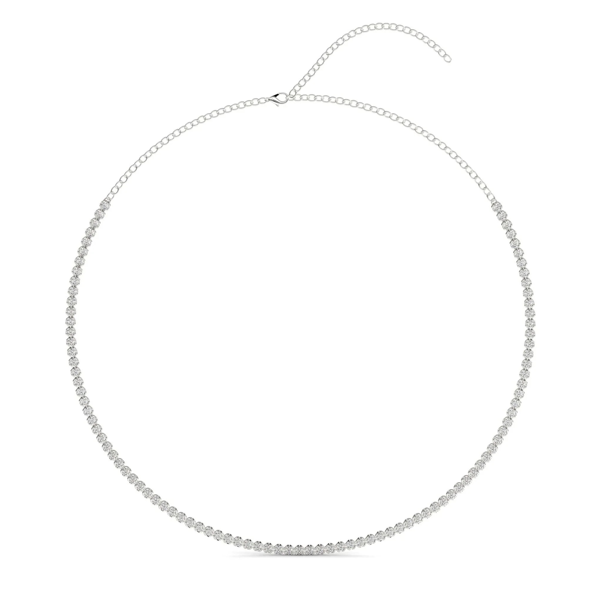Adjustable diamond tennis choker | Diamond Aupair