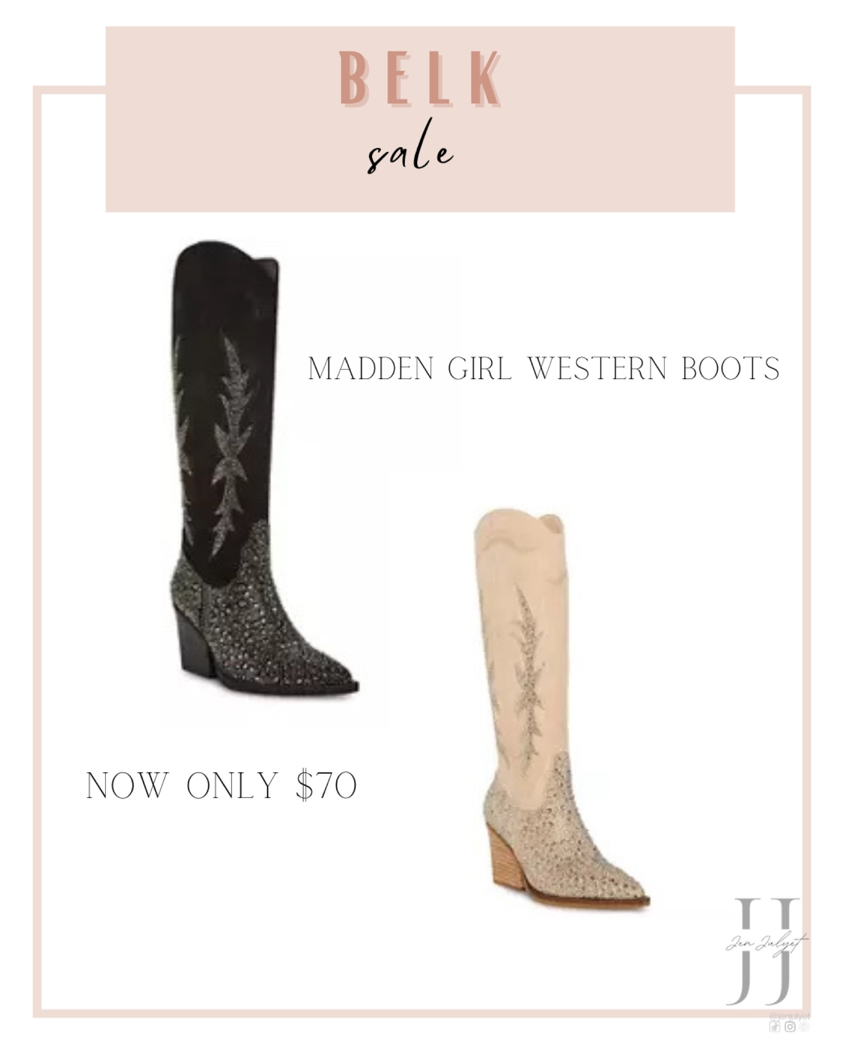 Belk sales clearance boots