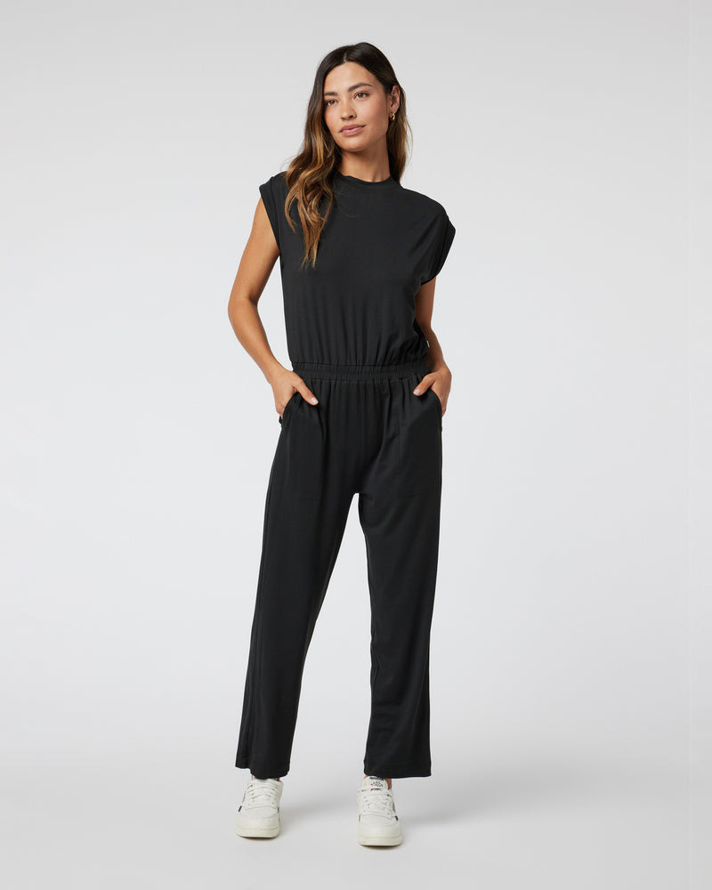 Short Sleeve Lux Crew Jumpsuit | Vuori Clothing (US & Canada)