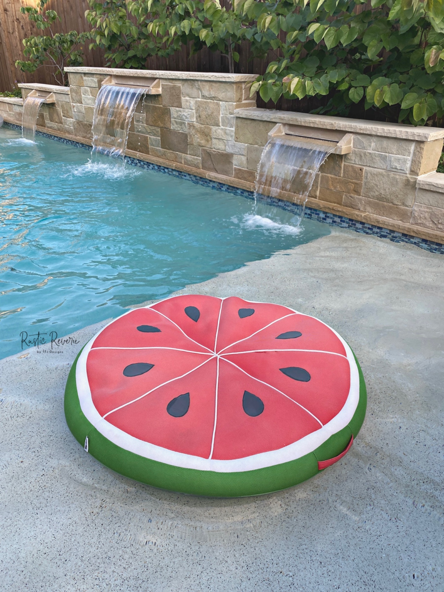 Our most used pool float is by far this Big Joe Watermelon! 🖤 After four years the kids still fight over them. 

#summer #party #under100

#LTKFamily #LTKSeasonal #LTKSwim