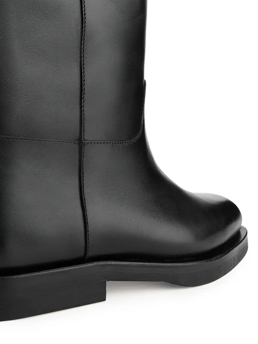 Leather Riding Boots | ARKET